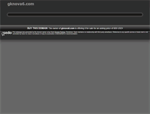 Tablet Screenshot of gknova6.com